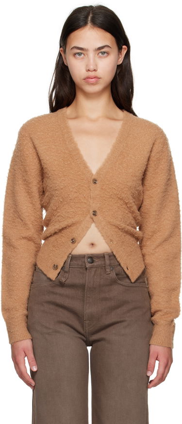 Sweater R13 R13 Split Hem Cardigan Brun | R13WY291-Y213A, 0