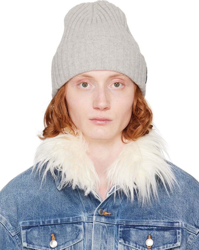 Beanie Alexander Wang Alexander Wang Ribbed Beanie Grå | 1KC1259091