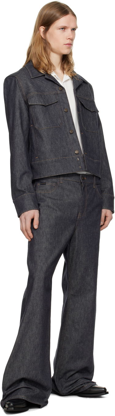 Jakke Courrèges Courrèges Utility Trucker Denim Jacket Blå | 125DBL250DE0035, 3