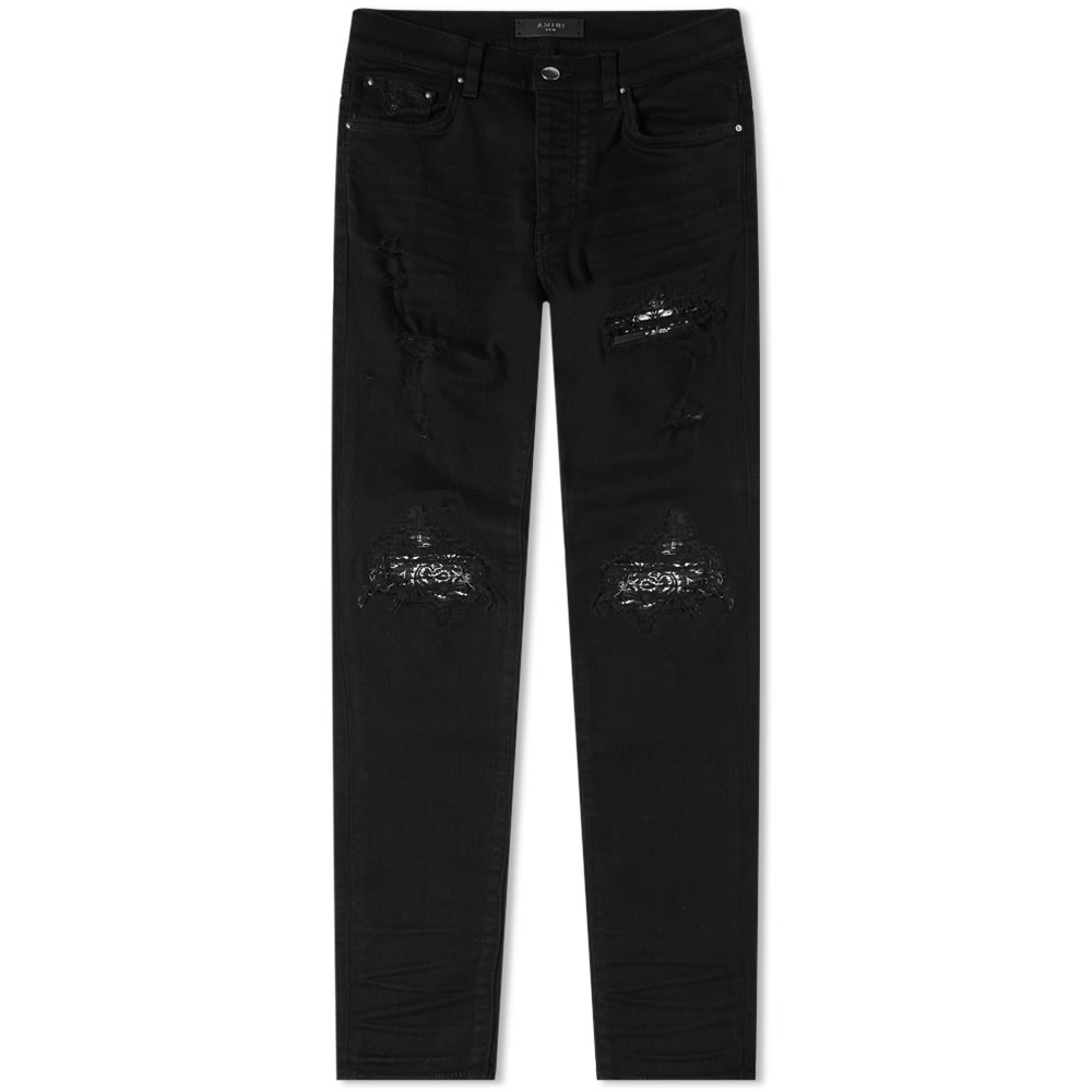 Jeans AMIRI MX1 Bandana Jeans Sort | PXMDS154-018, 0