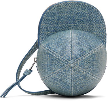 Skuldertaske JW Anderson JW Anderson Medium Cap Leather Crossbody Bag Blå | HB0230-LA0362, 0