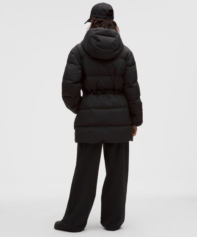 Puffer jakke lululemon 600-Fill-Power Down Adjustable Waist Puffer Jacket Sort | prod20003739, 1