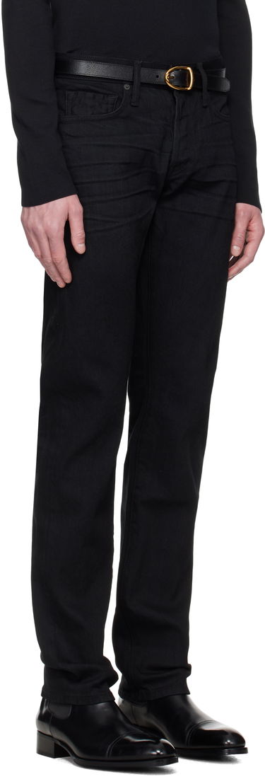 Jeans Tom Ford TOM FORD Stretch Straight Fit Denim Jeans Sort | DPH001-DMC005S23, 1