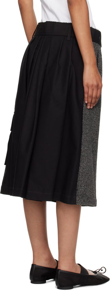 Nederdel Andersson Bell Andersson Bell Whitney Trench Pleated Midi Skirt Sort | apa848w, 2