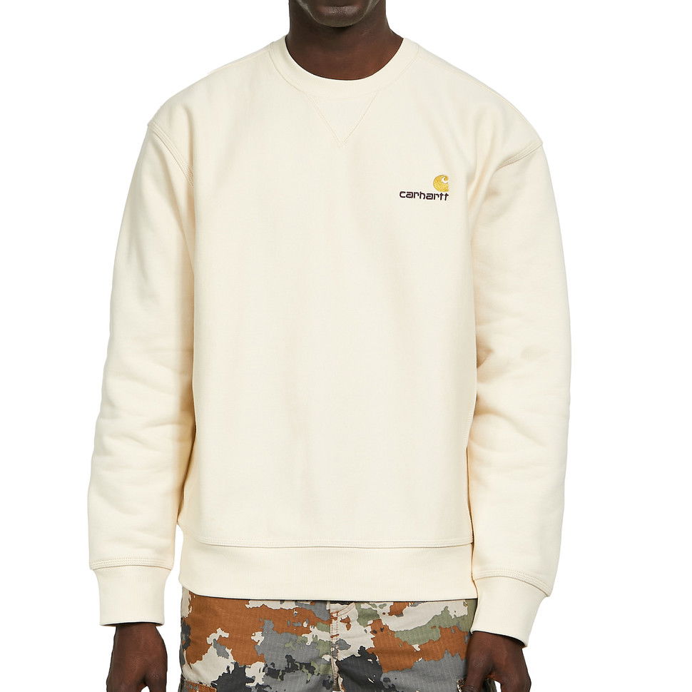 Sweatshirt Carhartt WIP American Script Hvid | I025475.0VY.XX, 0