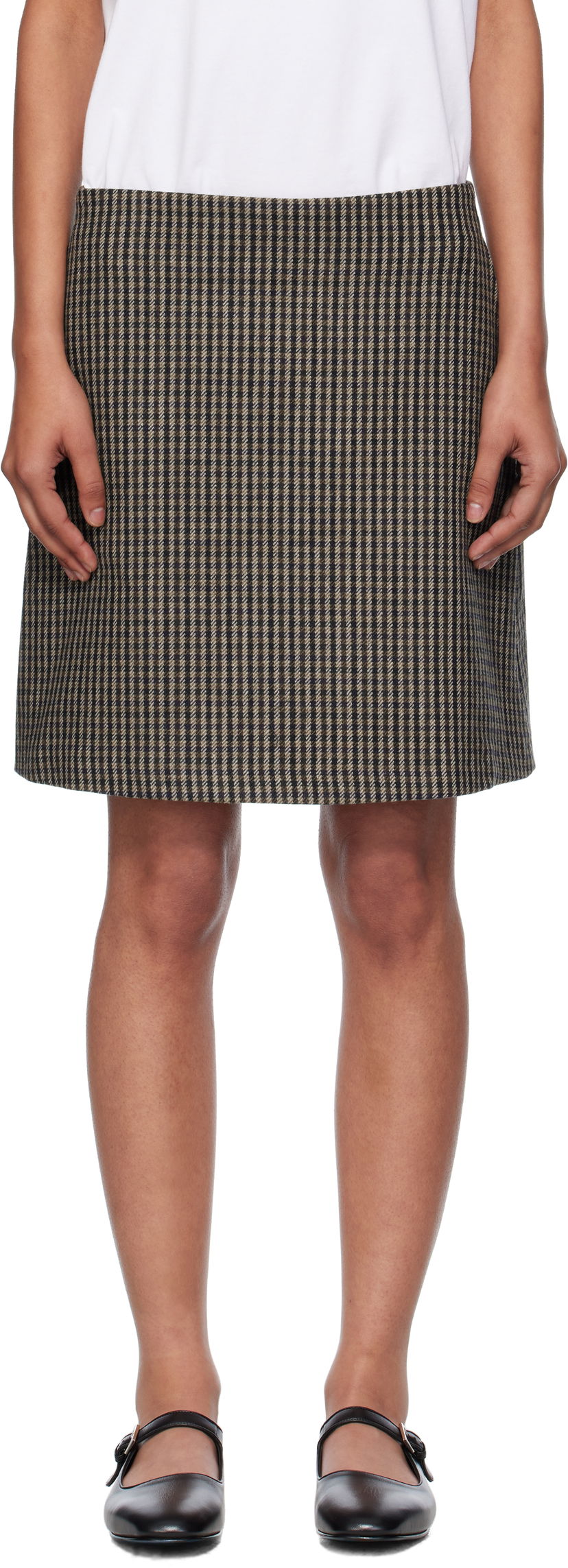 Nederdel A.P.C. A.P.C. Adelma Gingham Mini Skirt Flerfarvet | WOASP-F06456