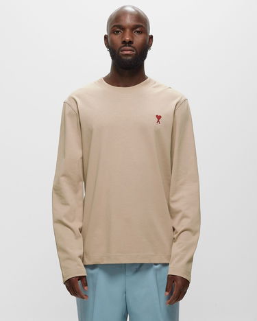 T-shirt AMI Small A Heart T-Shirt Beige | UTS205-726-265, 2