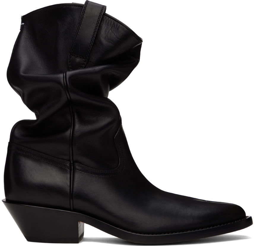 Sneakers og sko Maison Margiela Tabi Western Boots "Black" Sort | S97WW0062 P3292, 0