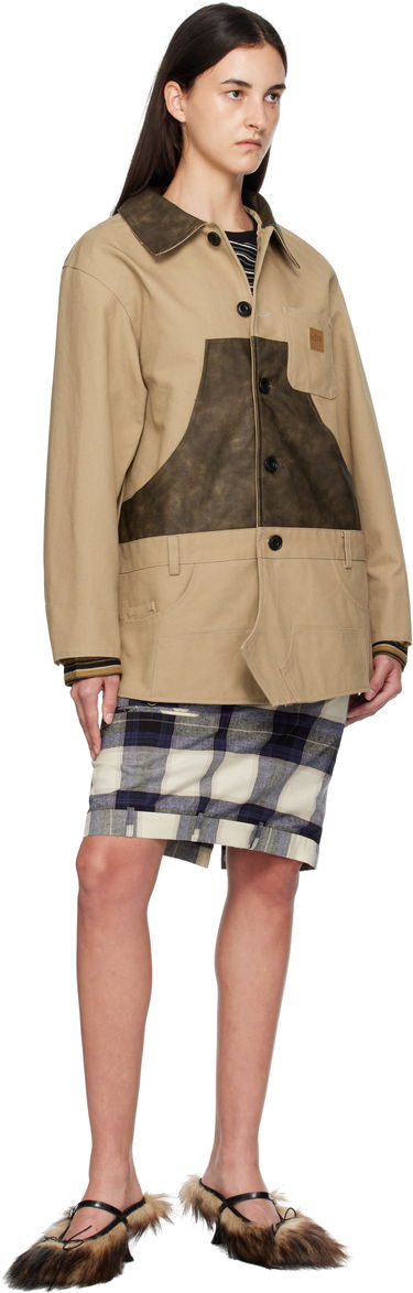 Frakker Andersson Bell Andersson Bell Carpenter Shorts Inserted Coat Beige | awa720w, 3