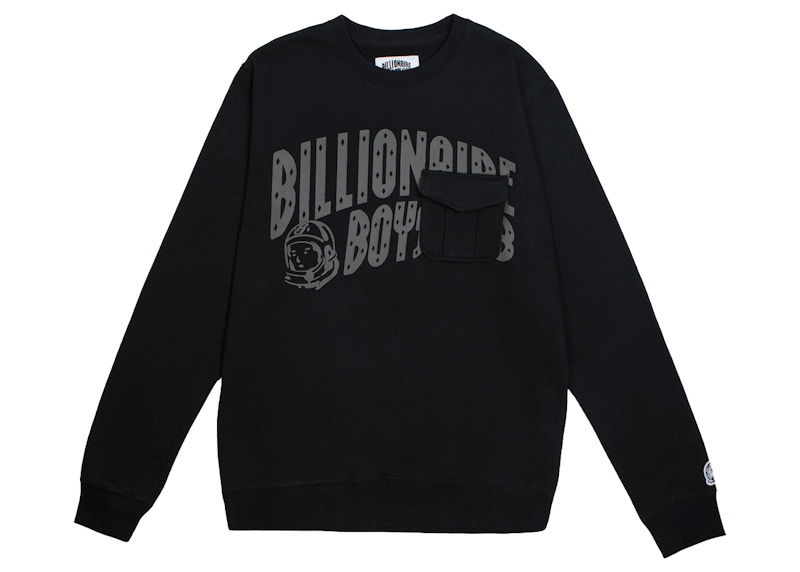 Sweater BILLIONAIRE BOYS CLUB Crew Neck Sweatshirt with Pocket Sort | 8919304BLK