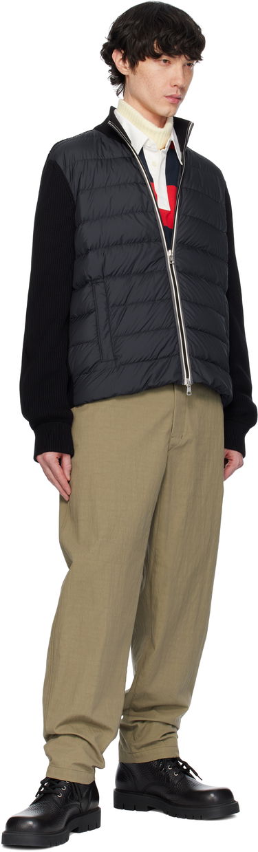 Puffer jakke Moncler Moncler Padded Zip-Up Down Jacket Sort | K10919B00006M1367, 4