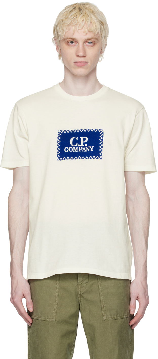 T-shirt C.P. Company Crewneck T-Shirt Hvid | 14CMTS351A-005431H, 0