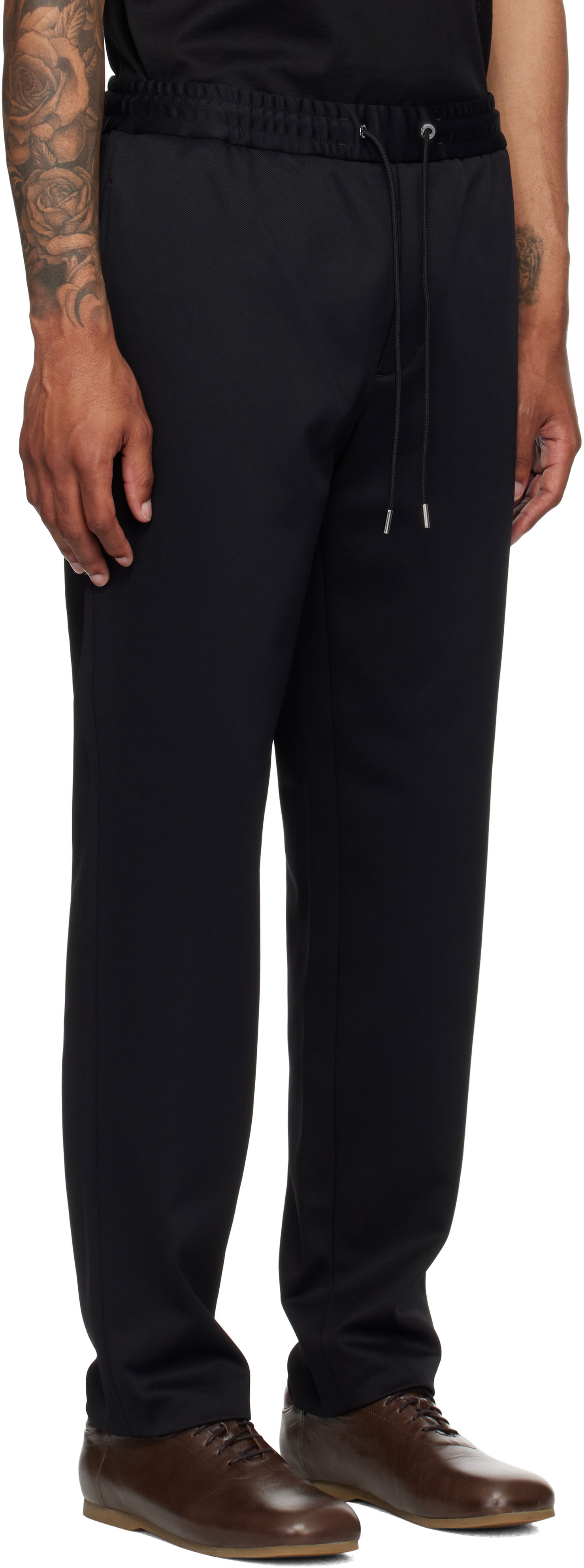 Bukser Moncler Moncler Logo Jogging Trousers Sort | K20912A0002289ALO, 1