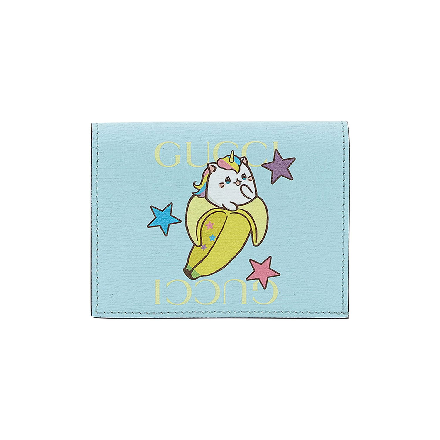 Tegnebog Gucci Bananya Card Case Blå | 701009 U23AG 4373, 1