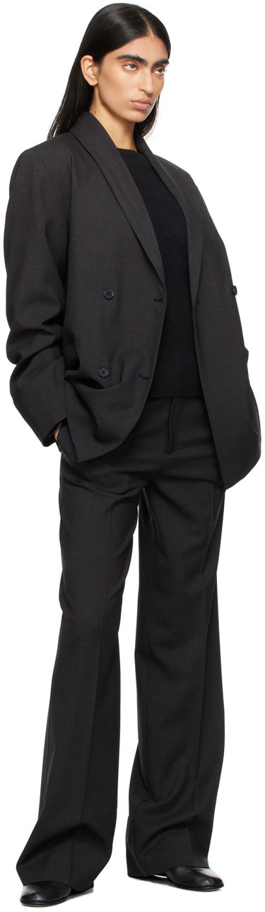 Bukser Loulou de Saison Loulou de Saison Vys Trousers Sort | VYS, 3