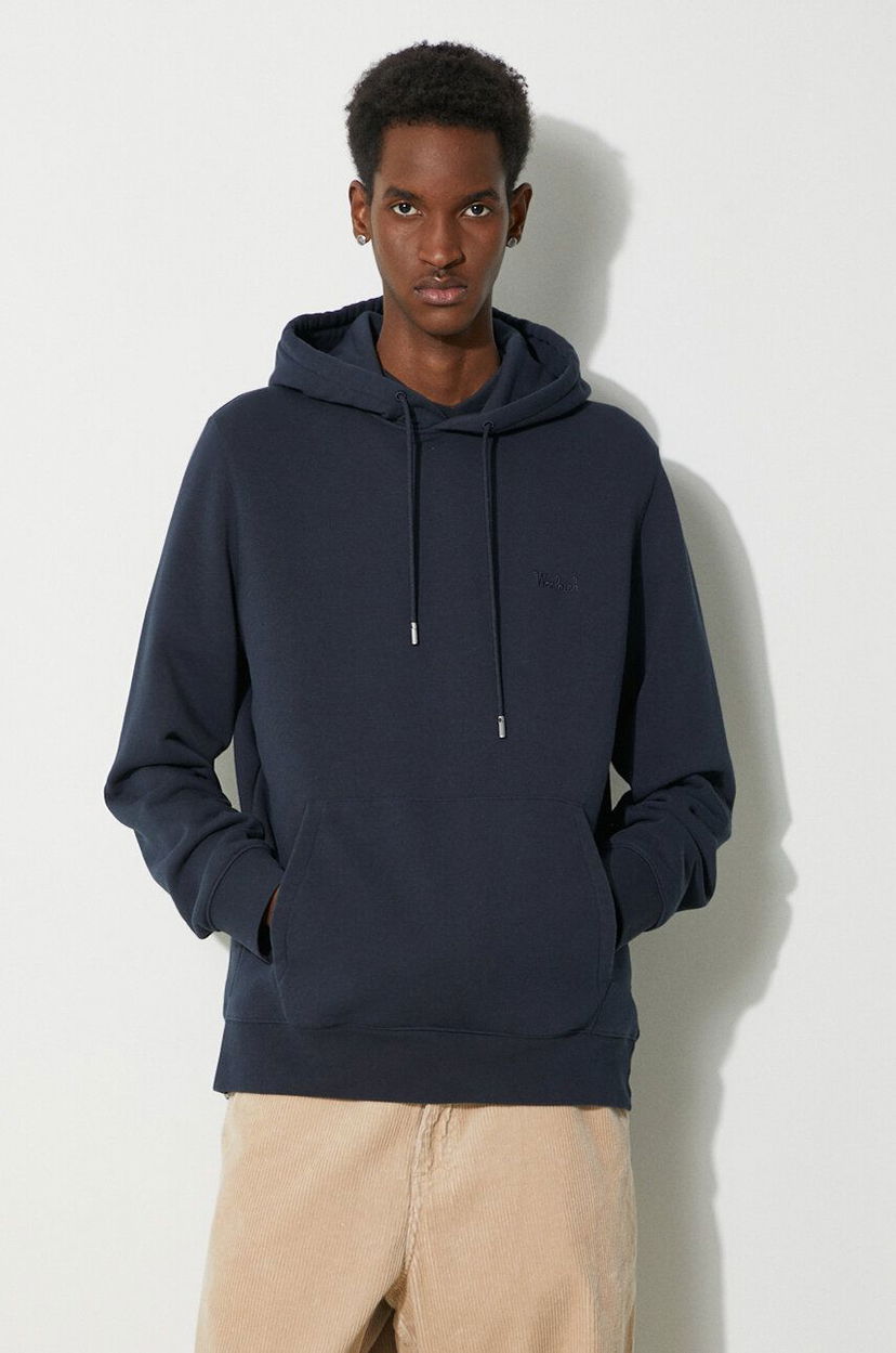 Sweatshirt WOOLRICH Sweatshirt With Hood Blå | CFWOSW0224MRUT3684