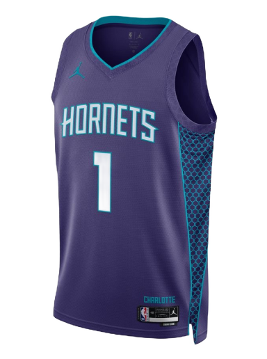 Jersey Jordan Dri-FIT NBA Charlotte Hornets Statement Edition 2022 Swingman Jersey Mørkeblå | DO9520-567