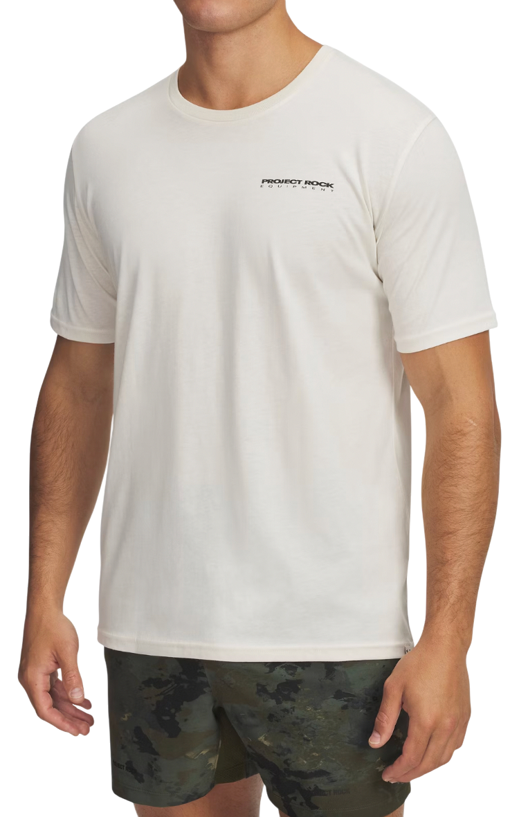 T-shirt Under Armour Project Rock Equipment Short-Sleeve T-Shirt Beige | 6005047-279, 0
