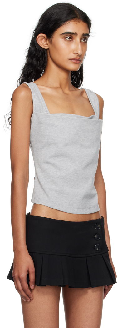 Tanktop Miaou Miaou Luna Cowl Neck Tank Top Grå | 7110PONHEG, 1