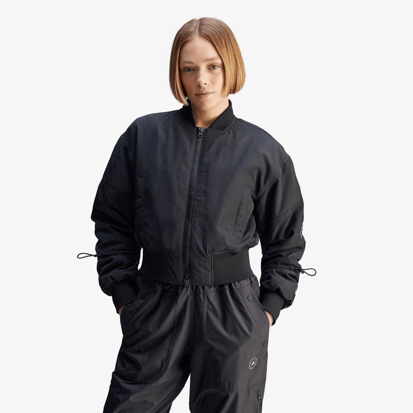 Bomberjakke adidas Originals Stella McCartney Bomber Jacket Sort | JF6030