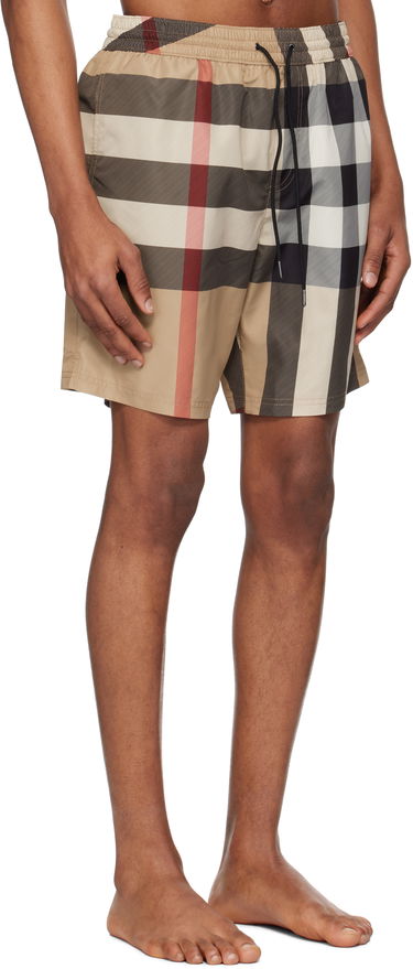 Badetøj Burberry Burberry Check Swim Shorts Beige | 8107272, 1