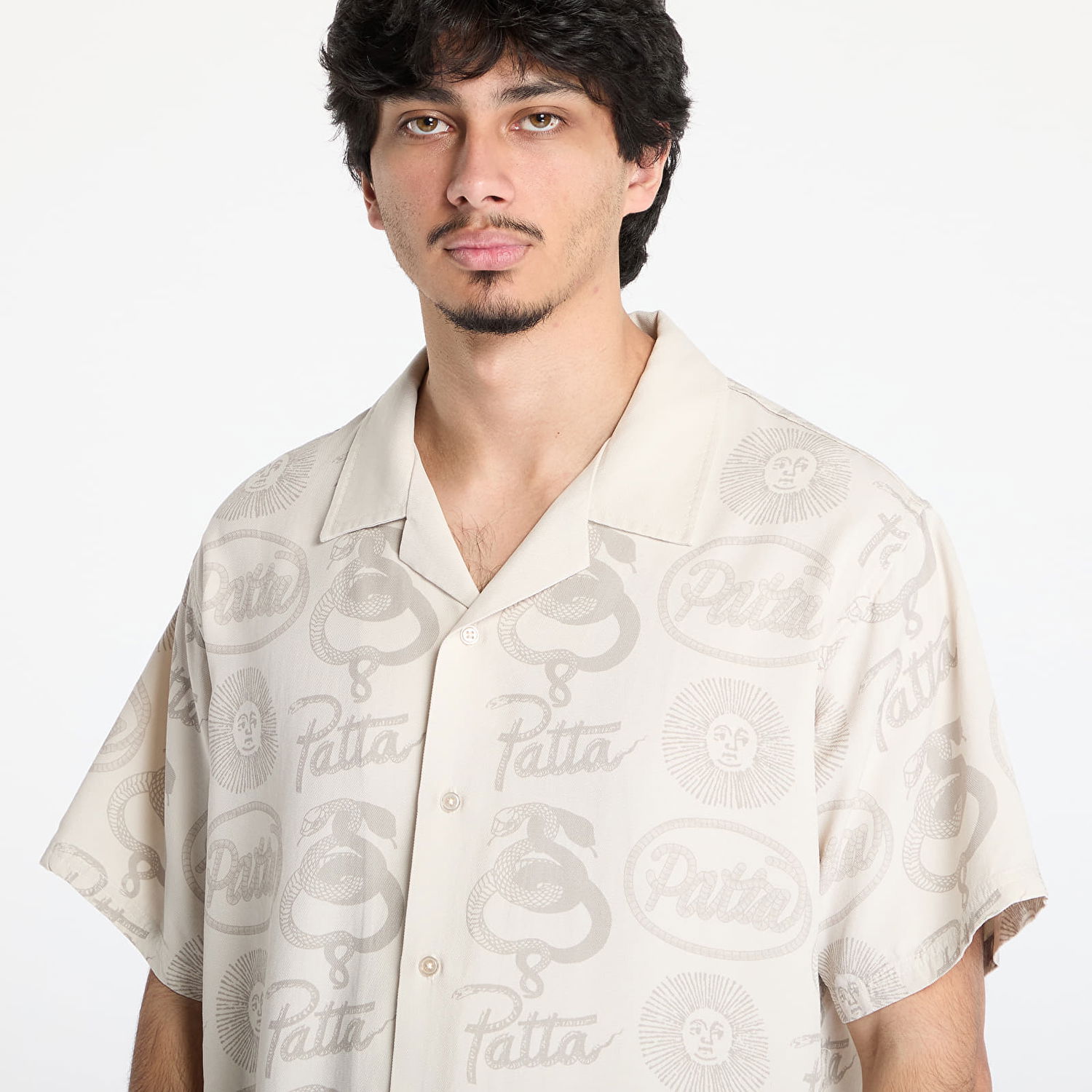 Skjorte Patta Patta Serpentes Summer Shirt Beige | POC-SS25-4325-358-0001-163, 1