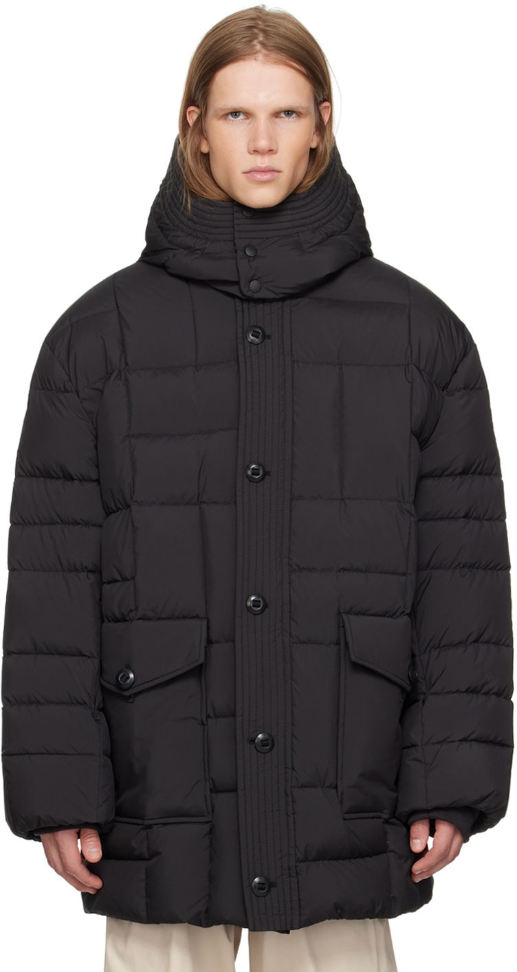Jakke KENZO Black Paris Weave Jacket Sort | FE65OU3129NL, 0