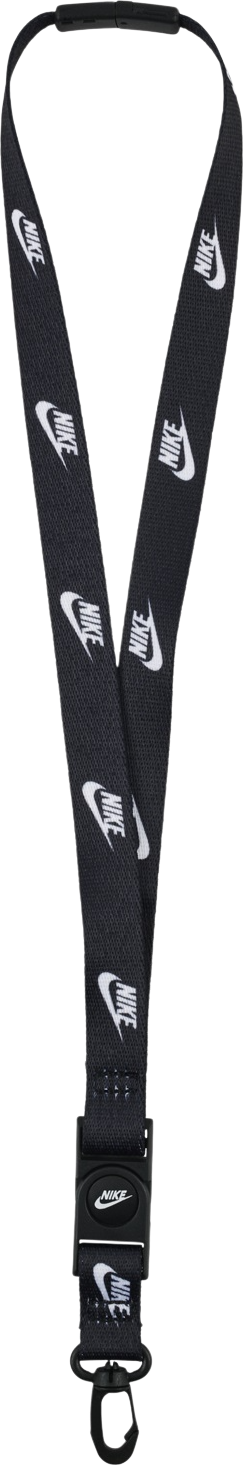 Nøgleringe Nike Nike Club Standard Key Fob Lanyard Sort | 9038-304-027, 1