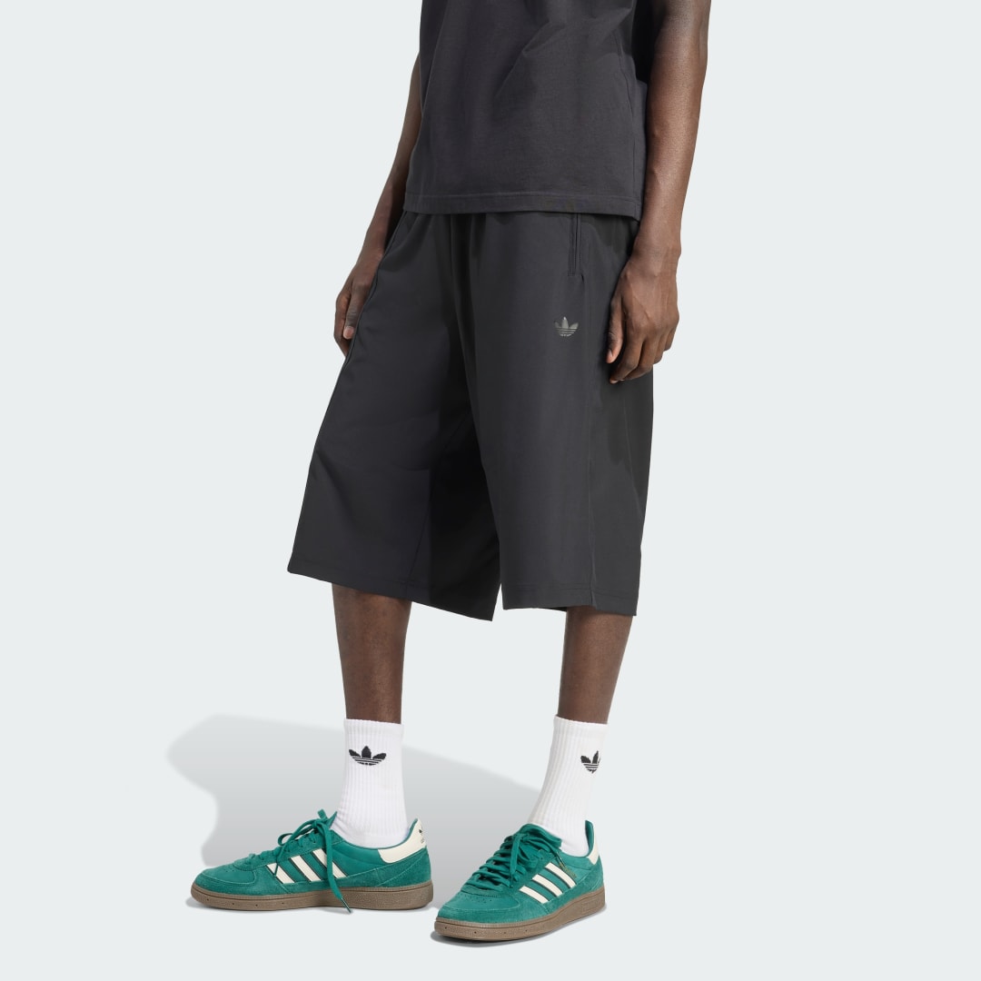 Shorts adidas Performance Firebird Oversized Nylon Shorts Sort | JV9947, 0