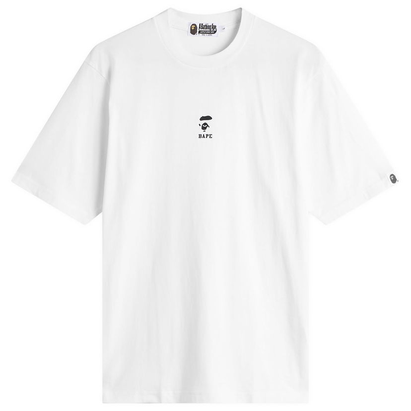 T-shirt BAPE Ape Face Shrunk T-Shirt Hvid | 001CSL801309M-WHT