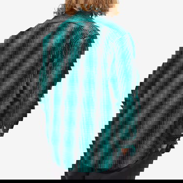 Skjorte BEAMS Plus Flannel Work Shirt, Size Large Grøn | 3811-0889-139-65, 3