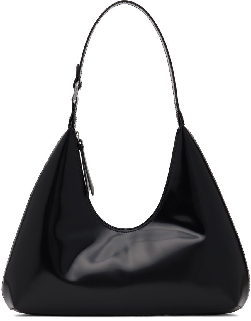 Skuldertaske BY FAR Amber Shoulder Bag Sort | 19PFAMRSBLWLAR, 0