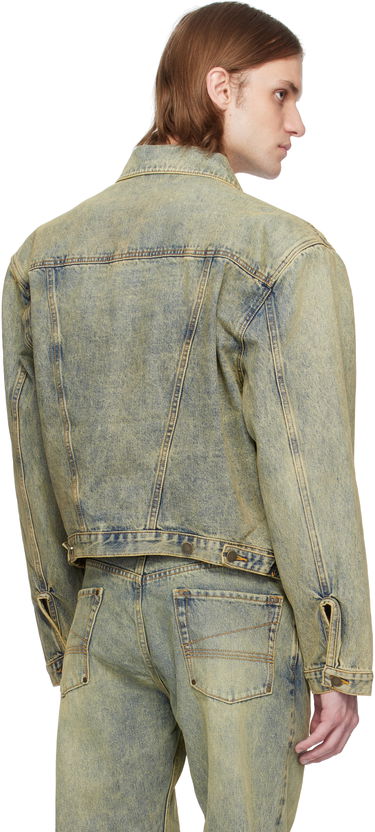 Jakke Entire Studios Entire Studios Shrunken Denim Jacket Gul | ESU-S25-11002-SW, 2