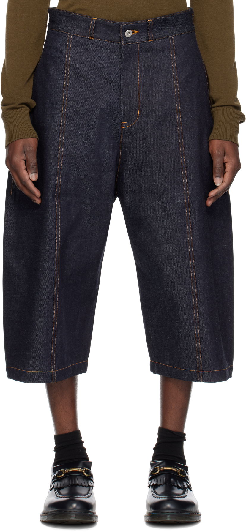 Shorts sage NATION SAGE NATION Welt Denim Shorts Blå | S122 WELT SHORTS