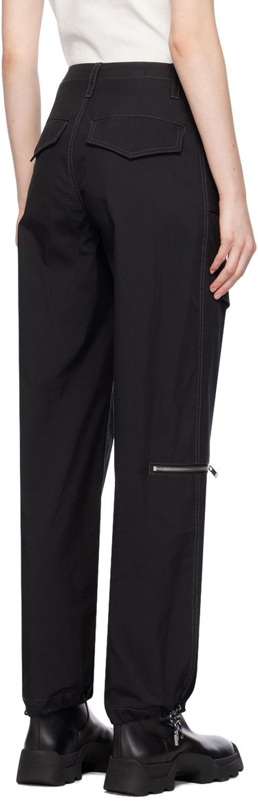 Cargo bukser Dion Lee Lace-Up Hiking Trousers Sort | C2178PS24, 2