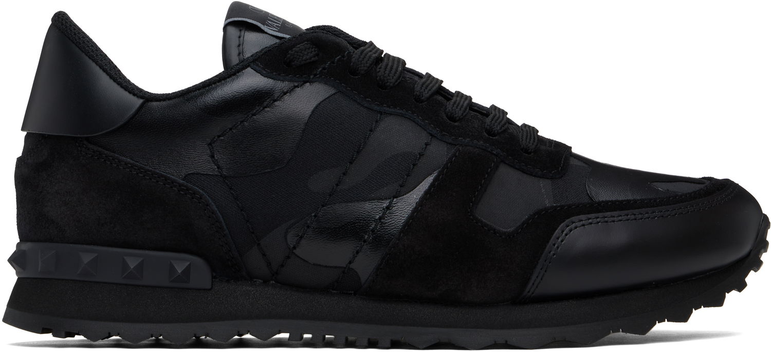 Sneakers og sko Valentino Valentino Garavani Rockrunner Camouflage Sort | 6Y2S0723NSD, 0