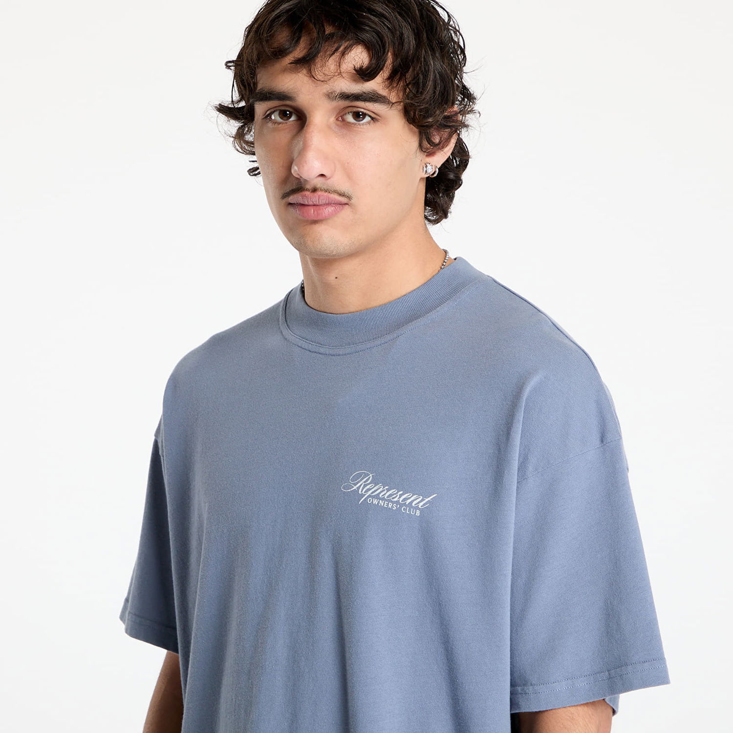 T-shirt Represent Clo Represent Owners Club Script T-Shirt Blå | OCM41201-08, 1