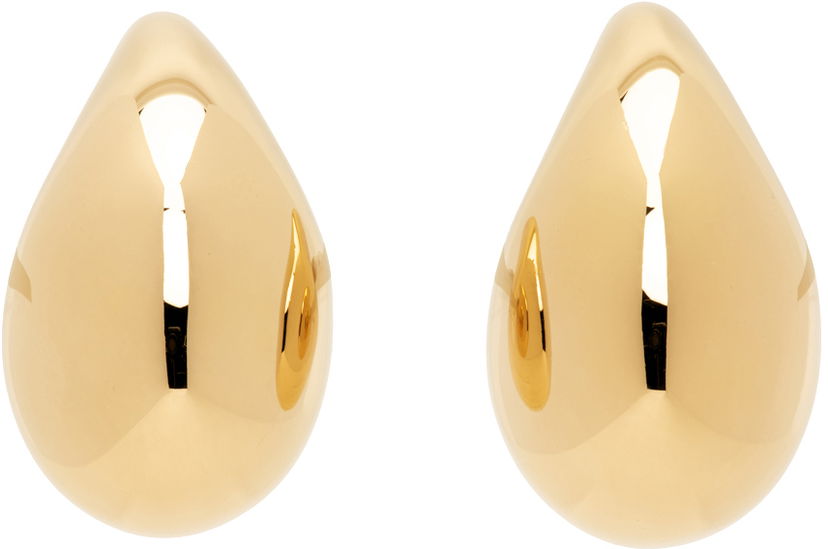 Øreringe Bottega Veneta Small Drop Earrings Beige | 716783 VAHU0