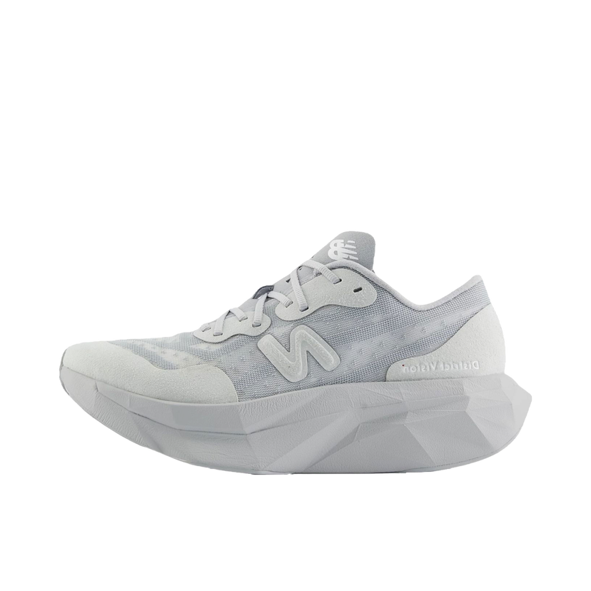 Løbe New Balance x District Vision FuelCell SuperComp Elite v4 Aluminum Grey - US 10 Grå | MRCELVD4