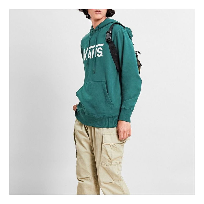 Sweatshirt Vans Vans Classic Logo Hoodie Grøn | VN0A4MM9TTZ