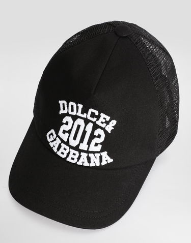 Hat Dolce & Gabbana Dolce & Gabbana Twill and Mesh Baseball Hat with Embroidery Sort | LB4H80G7PBPN0000, 2