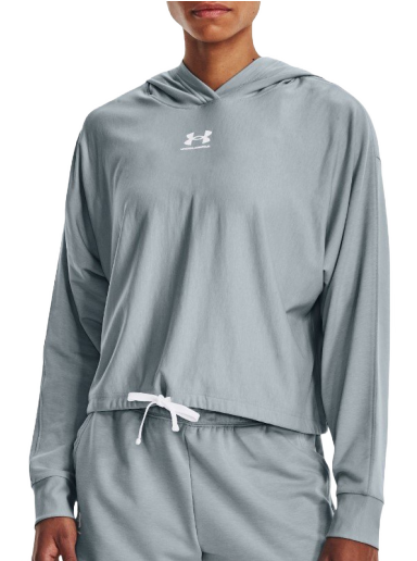 Sweatshirt Under Armour Rival Terry Oversized Hoodie Grå | 1376992-465
