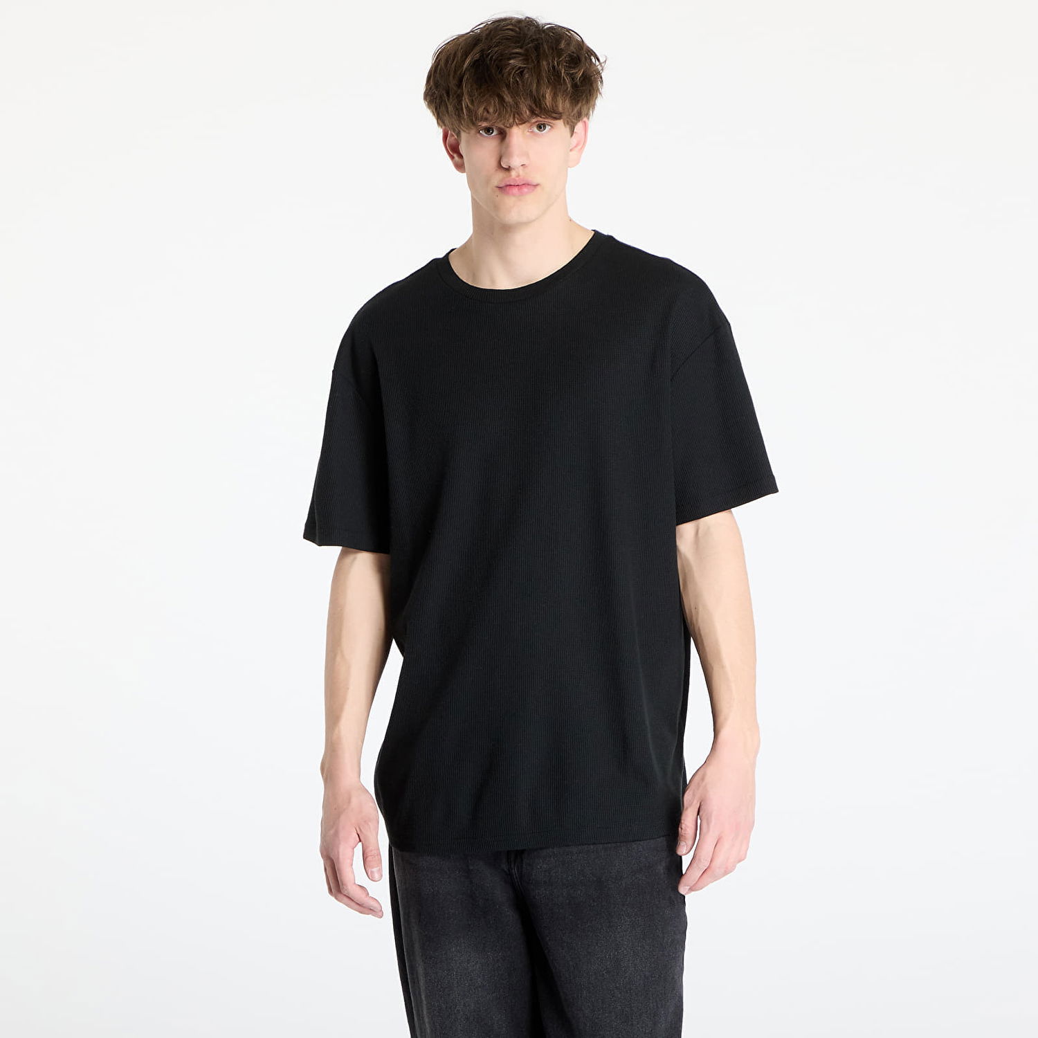 T-shirt Urban Classics Urban Classics Waffle Tee Sort | TB6676-00007, 0