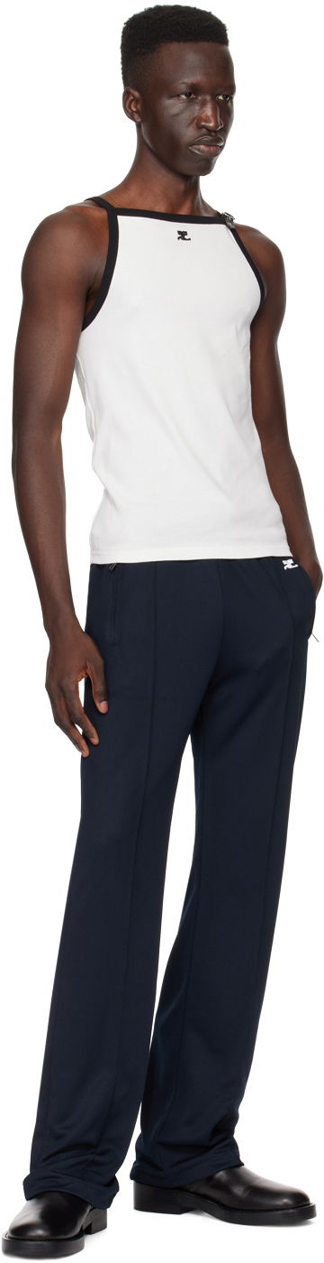 Tanktop Courrèges Courrèges Buckle Detail Tank Hvid | 124JDE068JS0070, 3