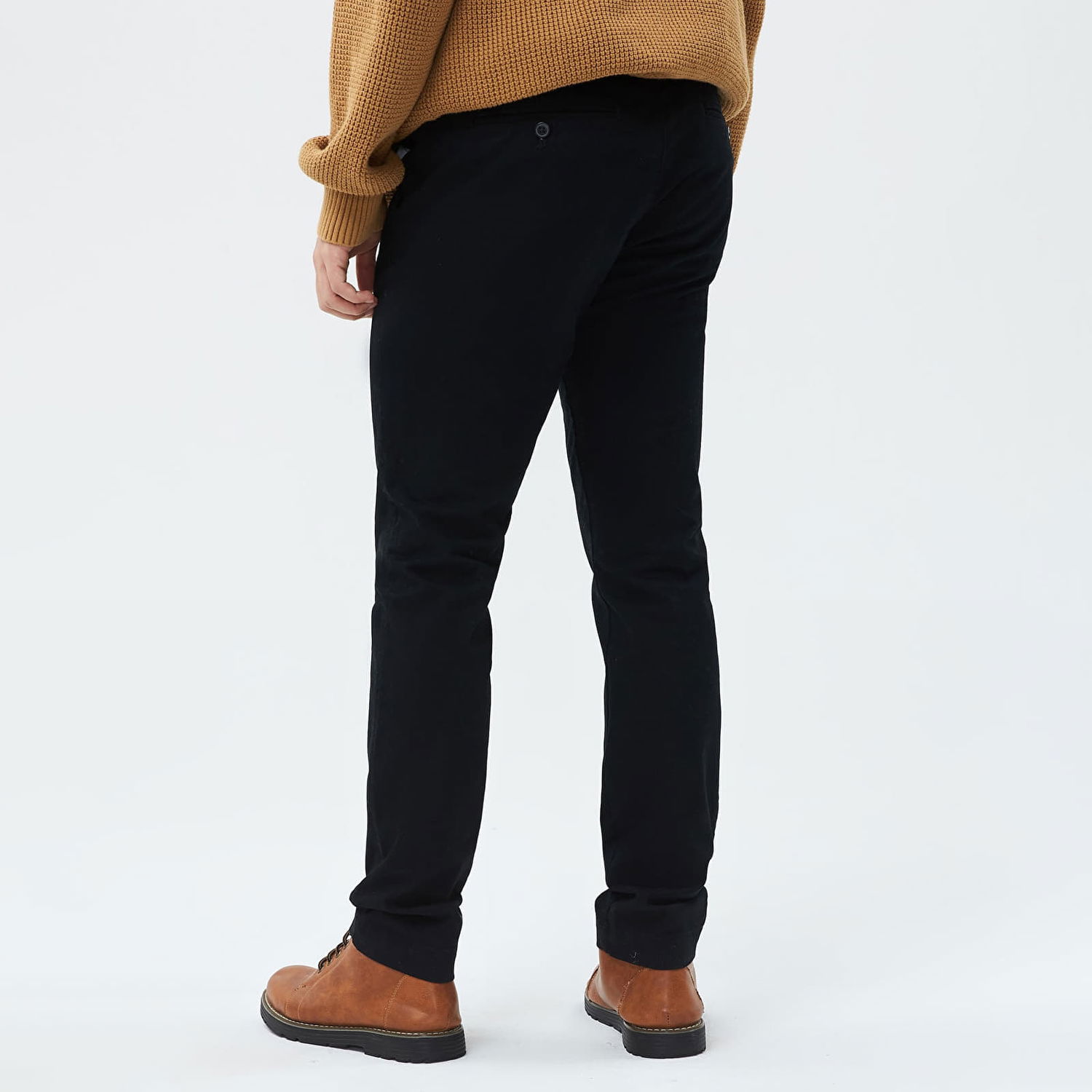 Bukser GAP Chino Skinny Fit Pants True Black Sort | 500360-02, 0
