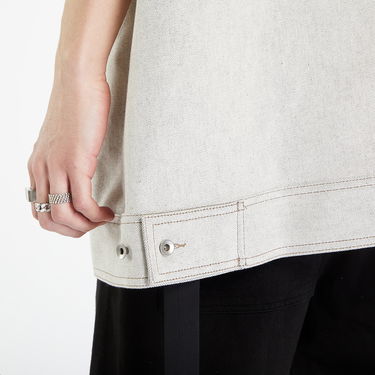 Vest Rick Owens DRKSHDW Jumbo Worker Vest Hvid | DU01C6762 MMD 51, 2