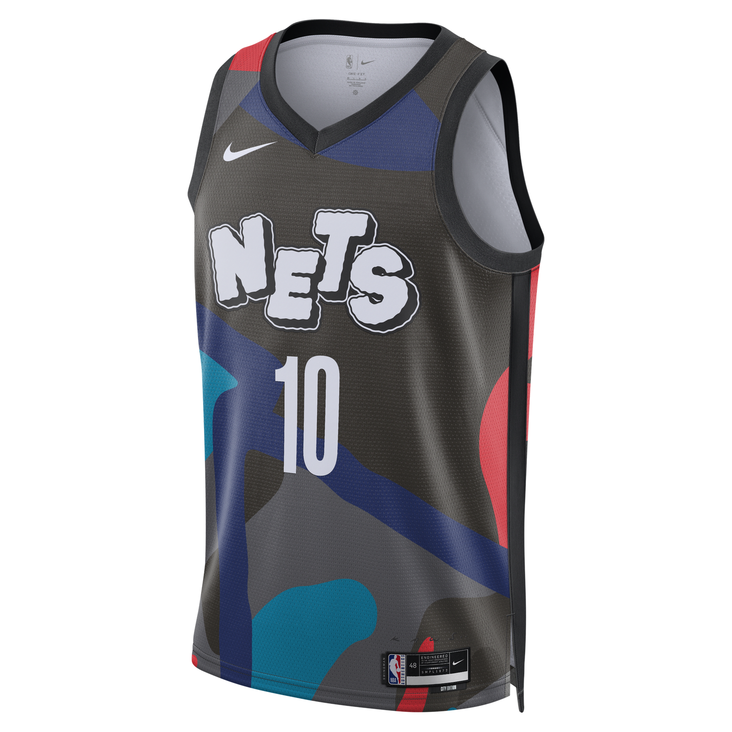 Jersey Nike Dri-FIT NBA Swingman Brooklyn Nets City Edition 2023/24 Jersey Mørkeblå | DX8487-011, 0