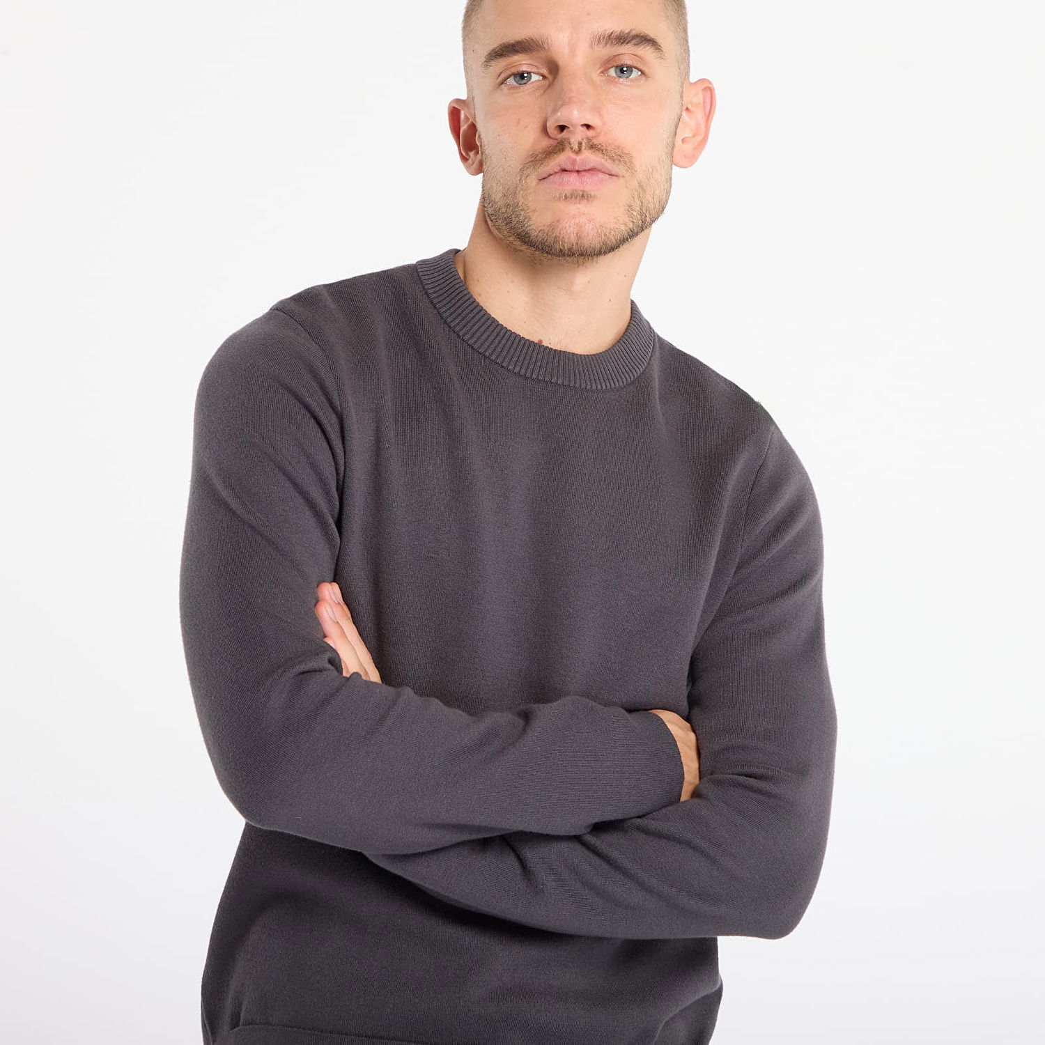 Sweater Samsoe Samsoe Saniklas Crew Neck Sweater Grå | M24300029_190205TCX, 1