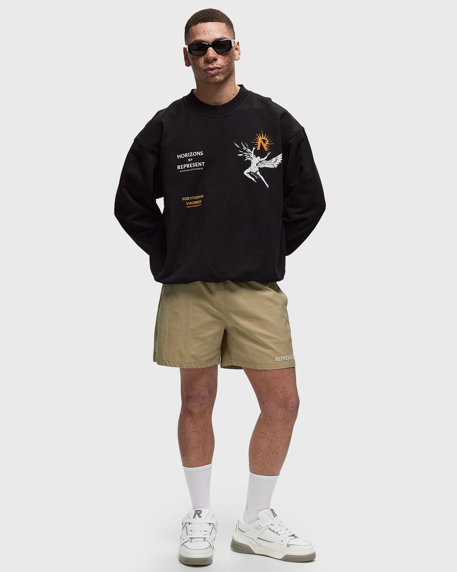Shorts Represent Clo REPRESENT SHORT Grøn | MLM704-07, 1