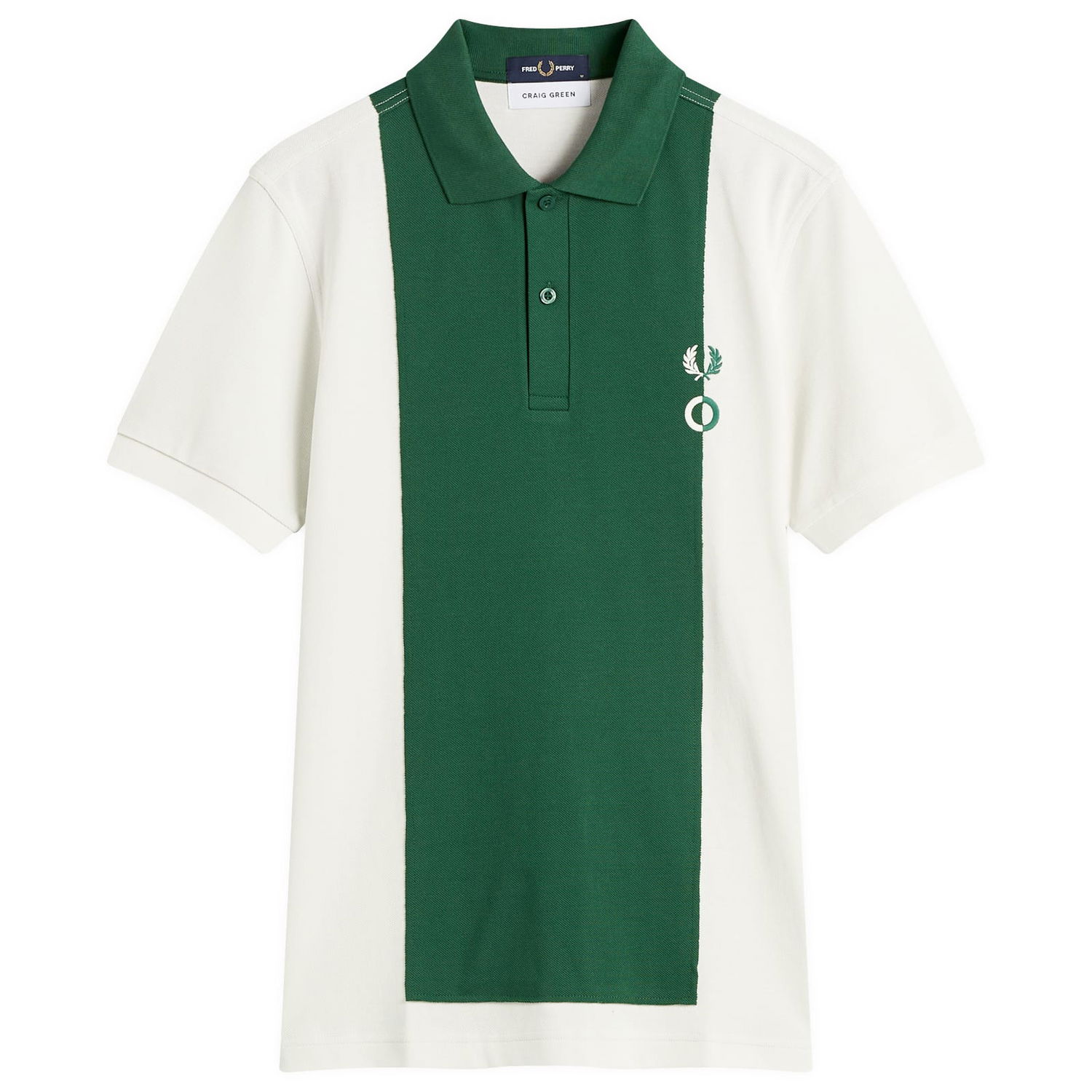Polo skjorte Fred Perry Craig Green Vertical Panel Polo Shirt Flerfarvet | SM1138-48B, 0